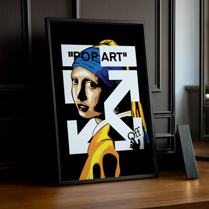 Cadre photo Off-White "Pop-Art"