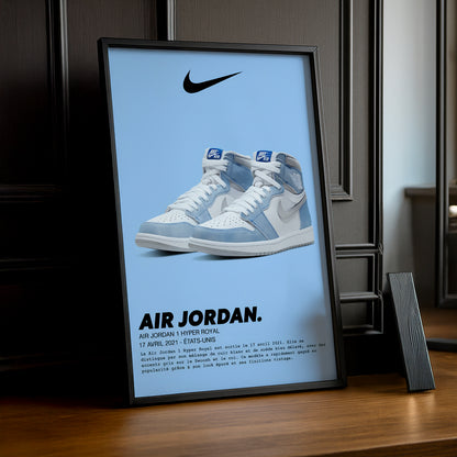Air Jordan 1 High Hyper Royal Fotorahmen 