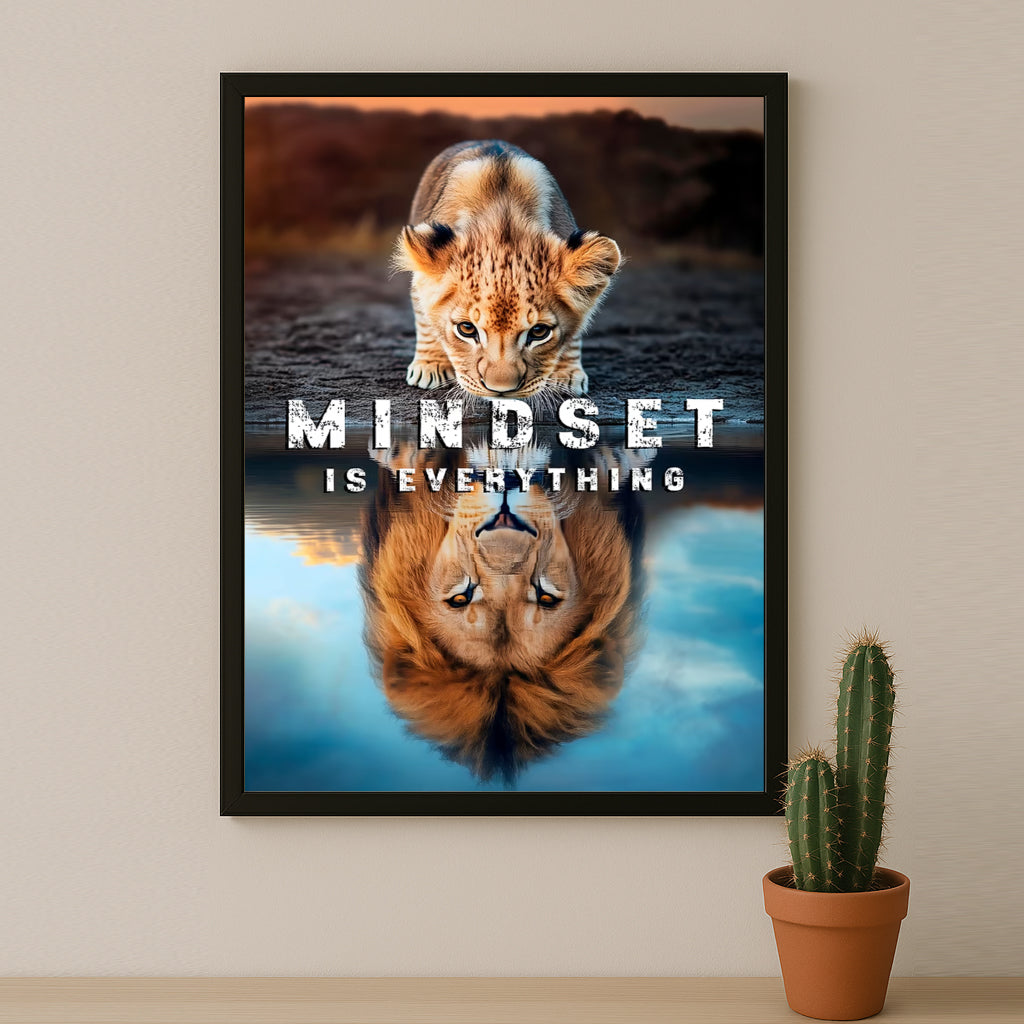 Cadre photo Motivation - Mindset is everything