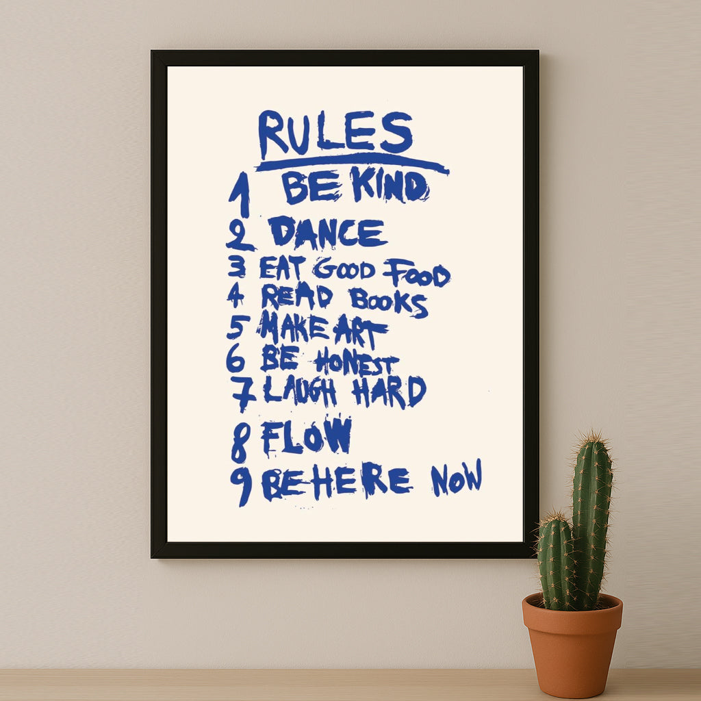 Cadre photo Citation - Rules