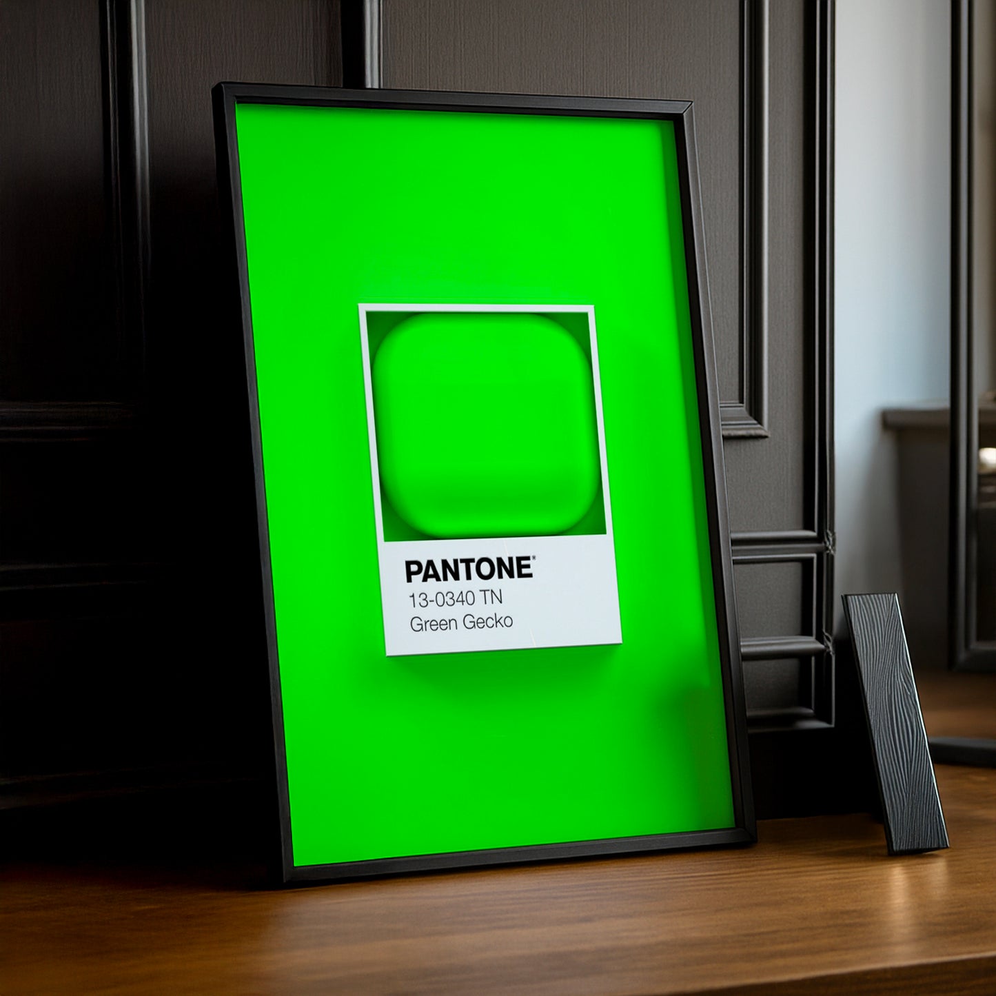 Cadre Photo Pantone Étiquette - Green Gecko