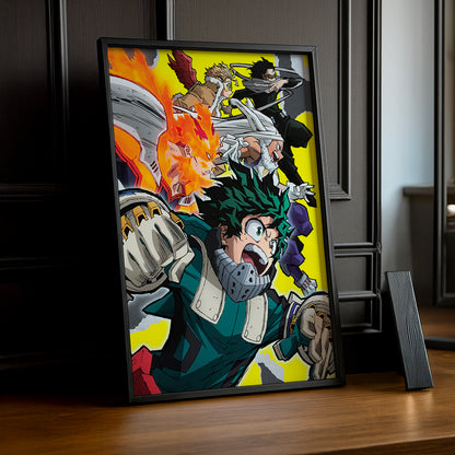 Cadre Photo My Hero Academia - Team Fighting