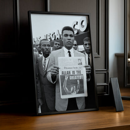 Cadre Photo Boxe - Muhammad Ali "Allah Is The Greatest"