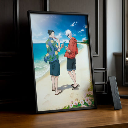 Cadre Photo Jujutsu Kaisen - Plage