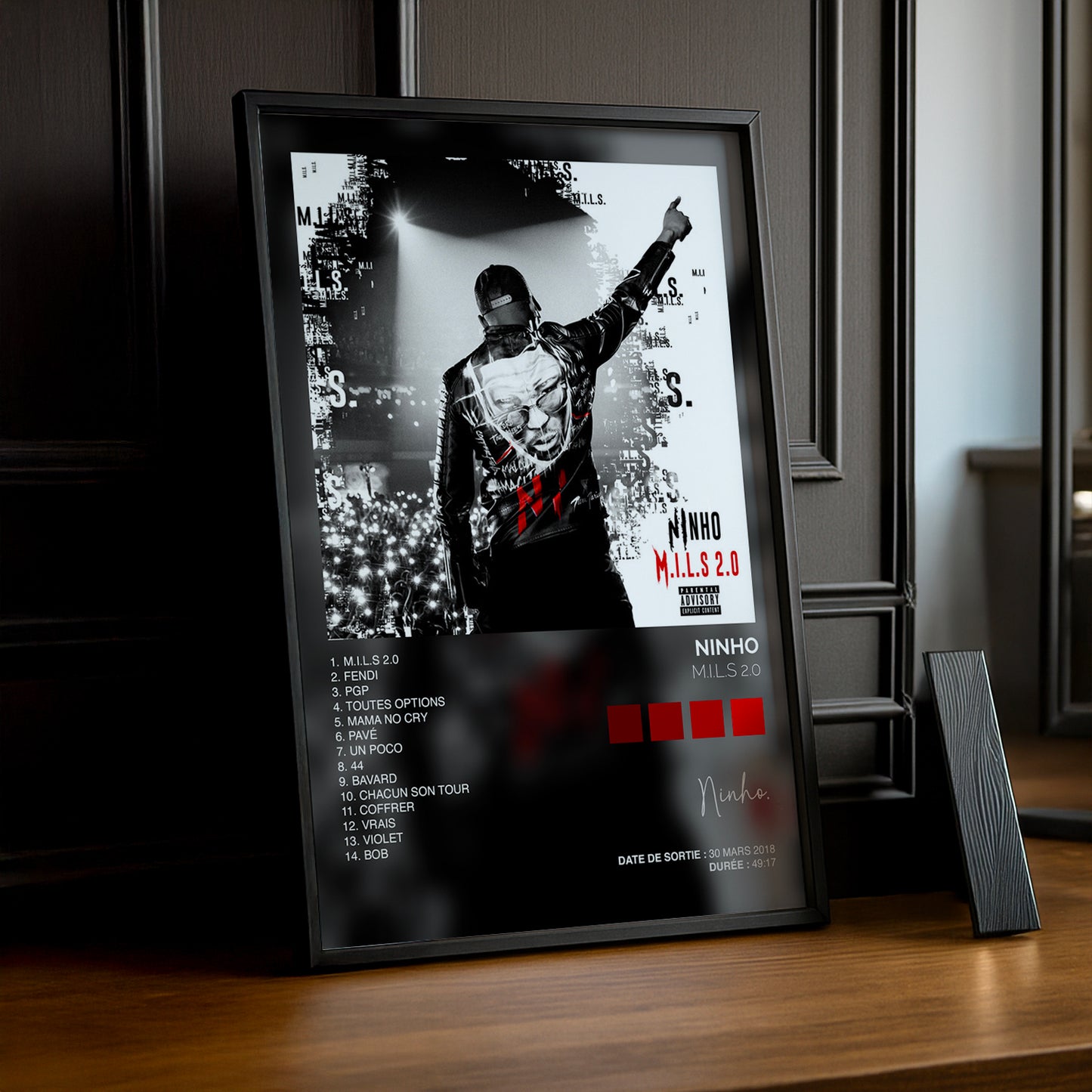 Poster Ninho - Album M.I.L.S 2.0