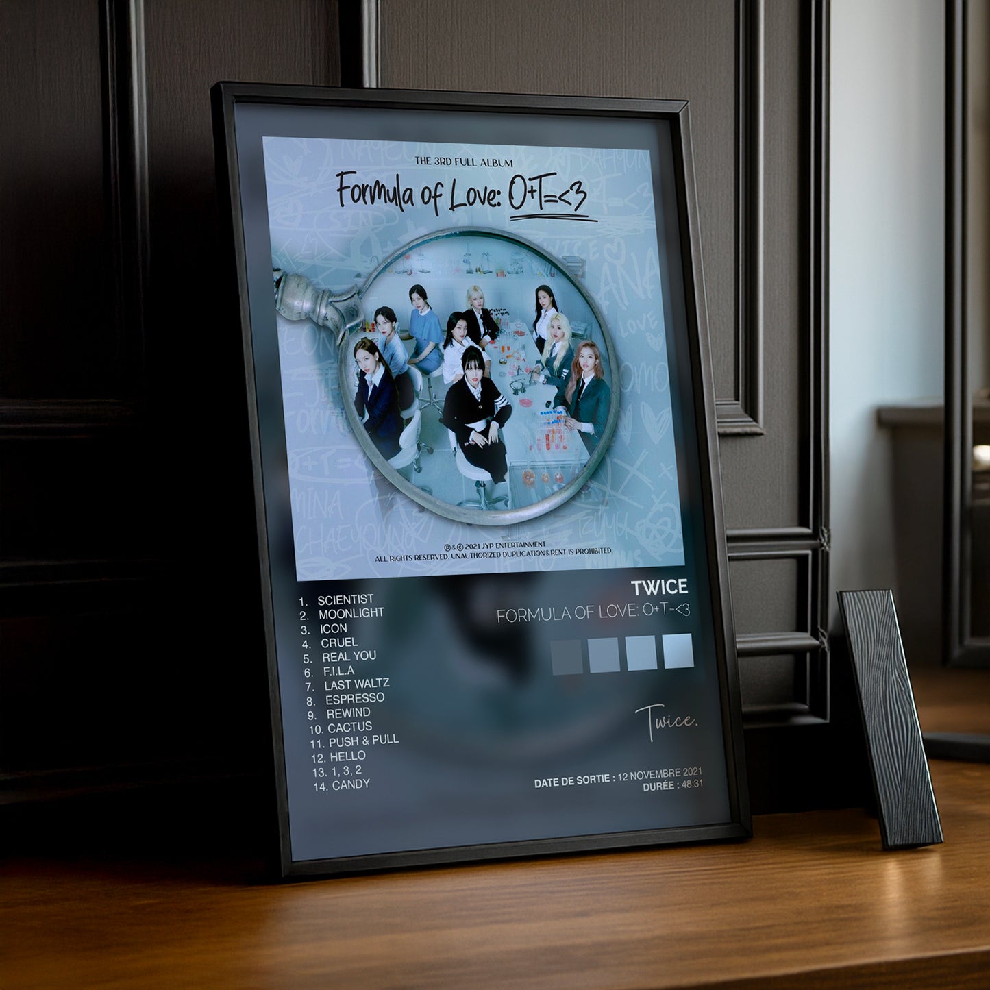 Cadre Photo K-Pop - Twice Formula Of Love