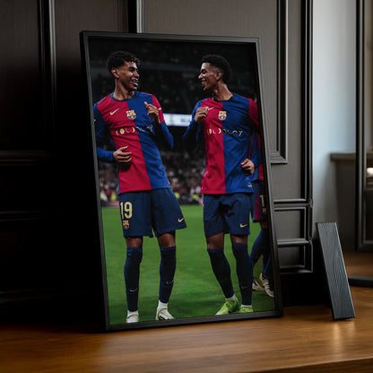 Cadre photo de Lamine Yamal x Baldé