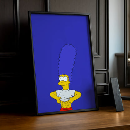 Cadre Photo Les Simpsons - Marge Simpson Abdos