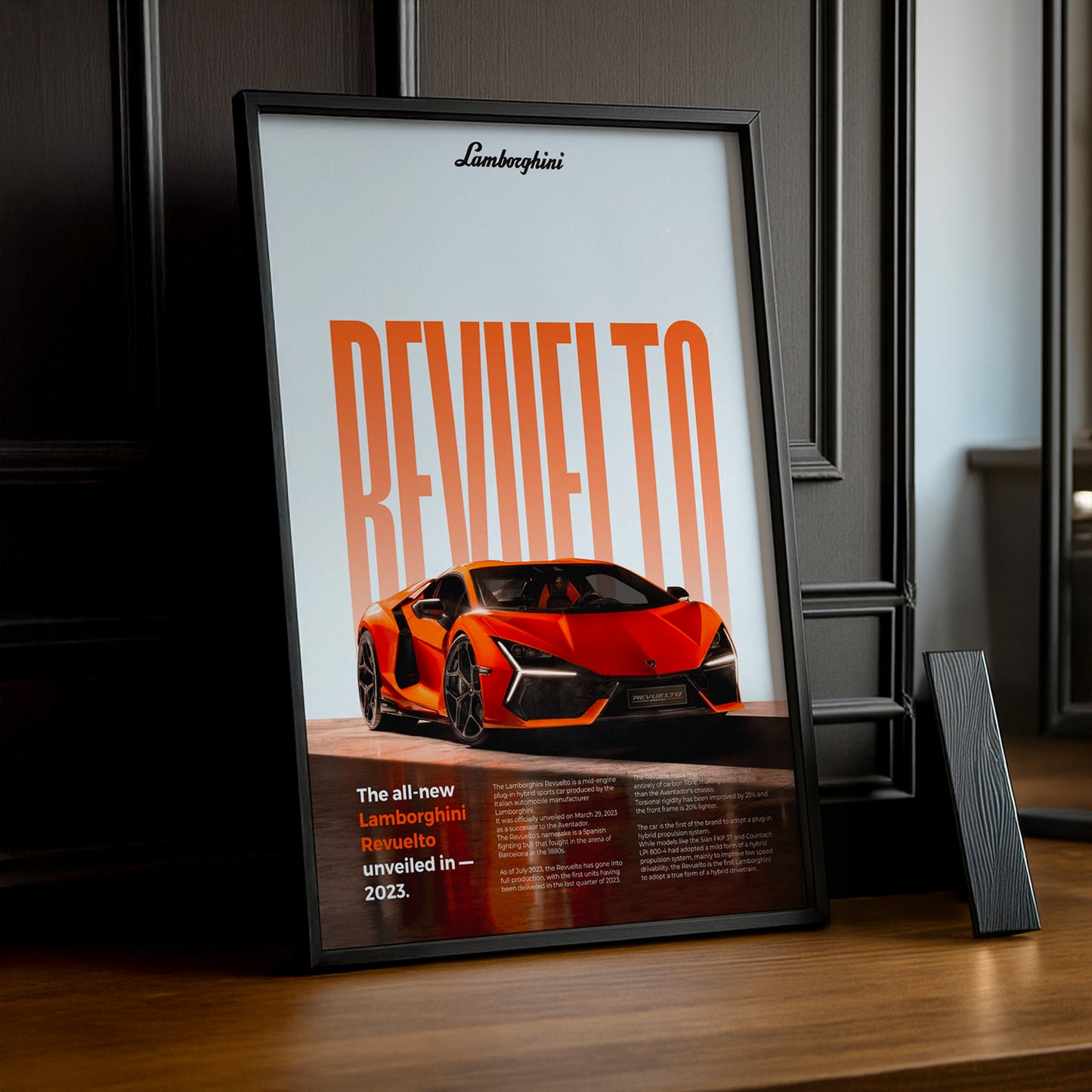 Poster Voitures - Lamborghini Revuelto