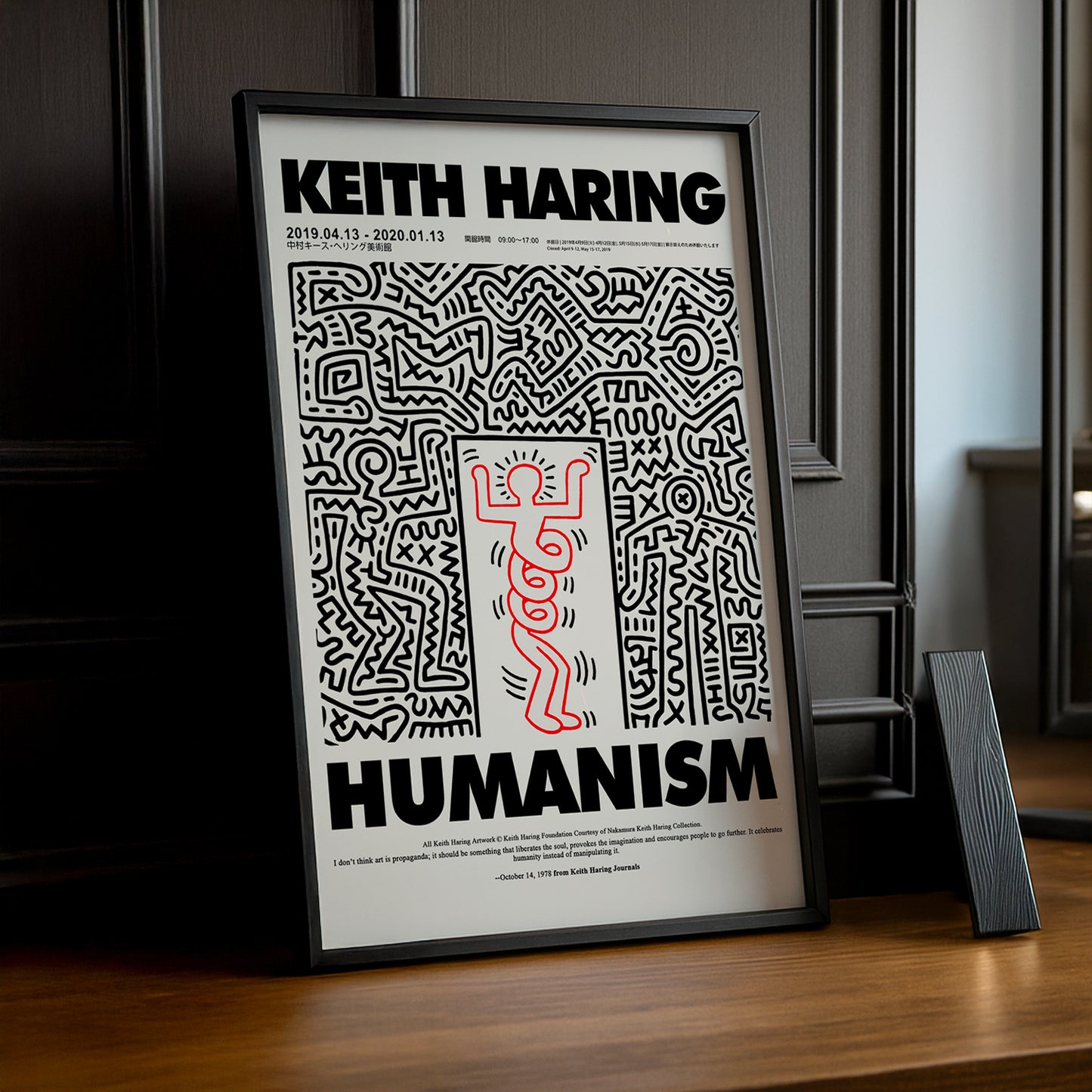 Cadre photo Keith Haring