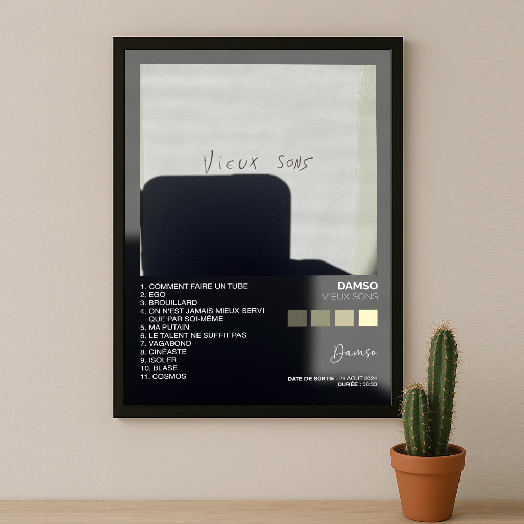 Poster Damso – Album Vieux sons