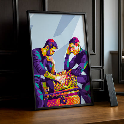 Cadre photo Louis Vuitton - Cristiano Ronaldo x Messi