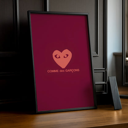 Cadre photo Comme des garçons