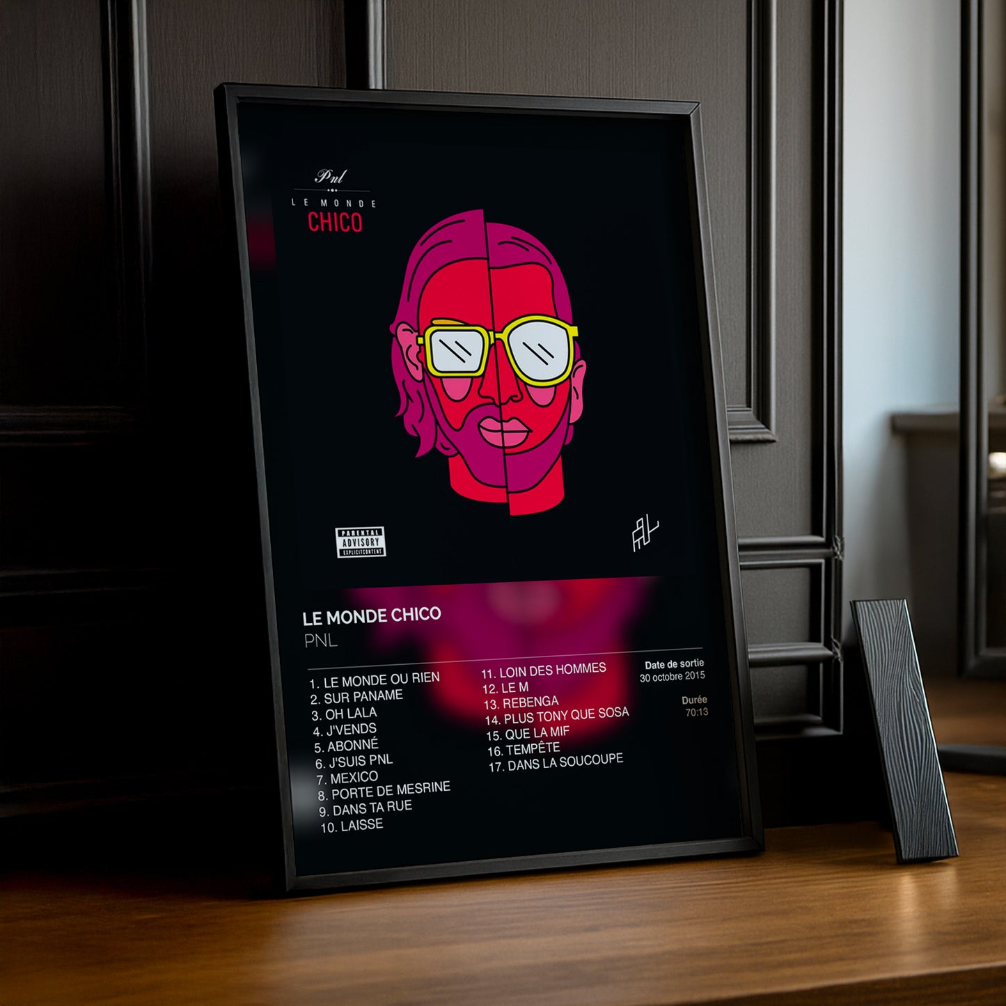 Cadre photo Album Le monde Chico PNL