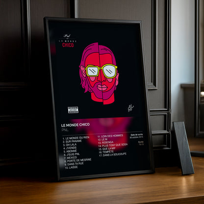 Cadre photo Album Le monde Chico PNL