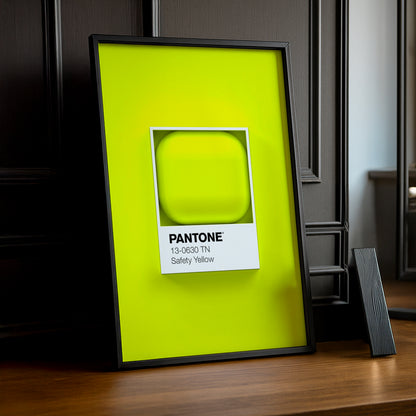 Cadre Photo Pantone Étiquette - Safety Yellow