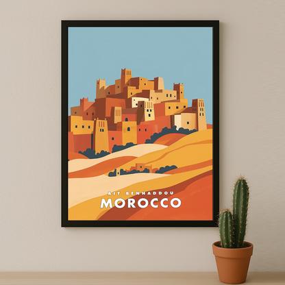 Ait Benhaddou Maroc - Poster