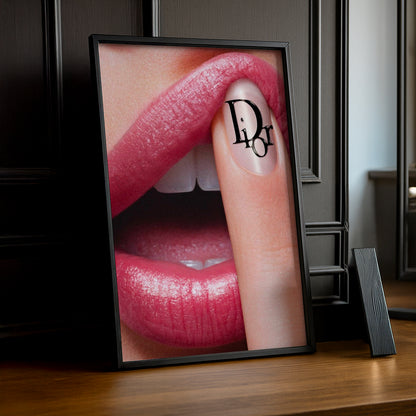 Cadre photo Dior - Lips