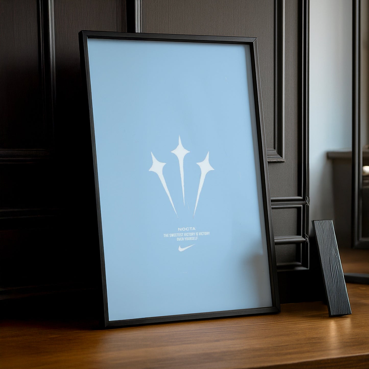 Cadre photo Nocta logo bleu