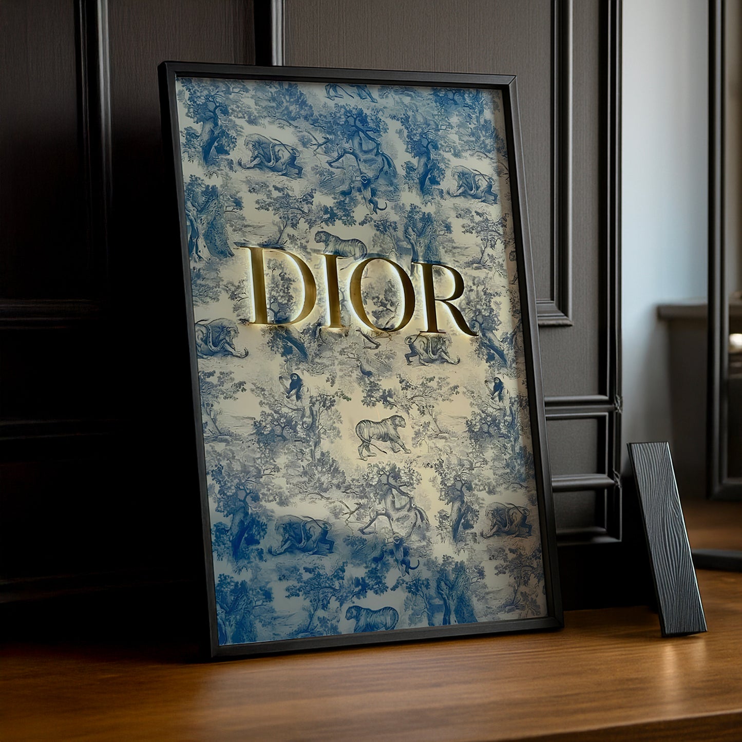Cadre photo Dior Logo Gold