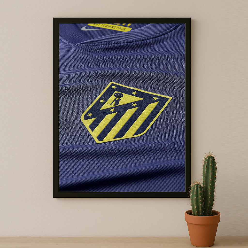 Cadre photo - Maillot Atletico Madrid 25-26