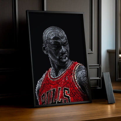Cadre photo NBA - Michael Jordan Art