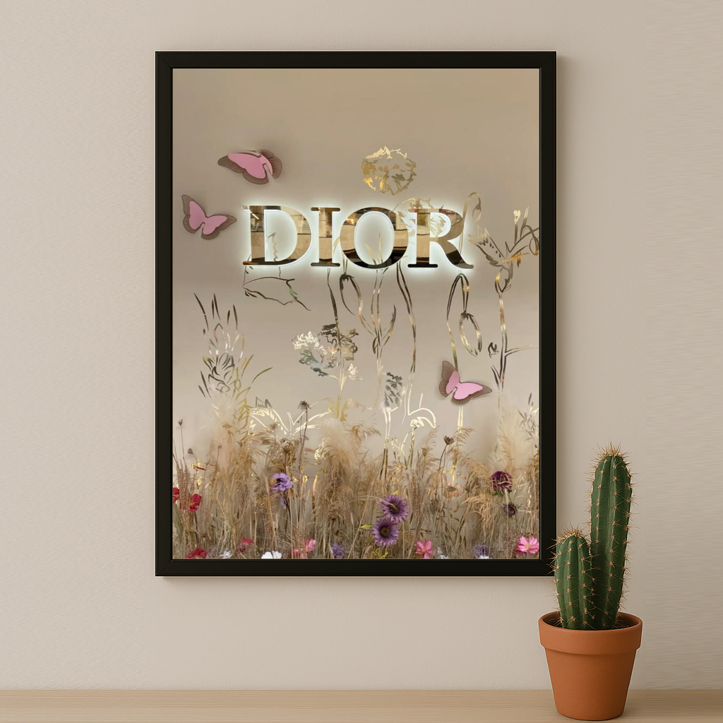 Cadre photo Dior Logo