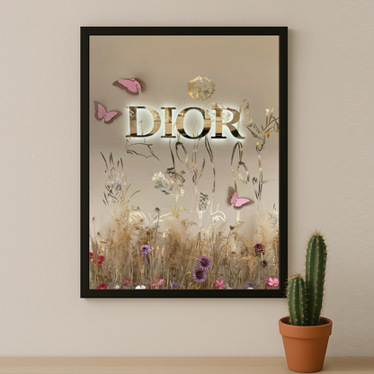 Cadre photo Dior Logo