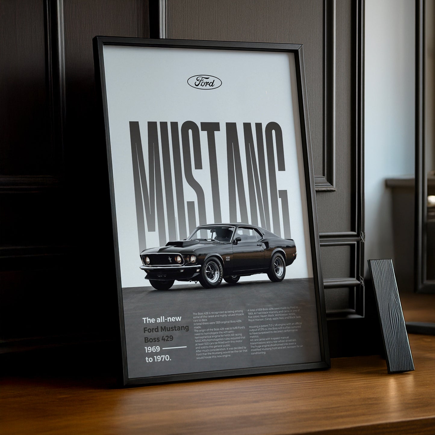 Poster Voitures - Ford Mustang Boss 429