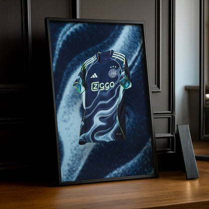 Poster Maillot Football - Ajax Amsterdam 2025-2026