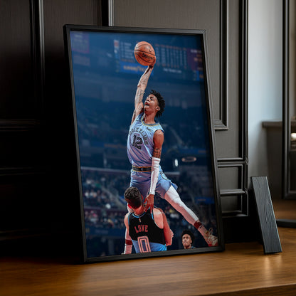Cadre photo NBA - JA Morant Dunk