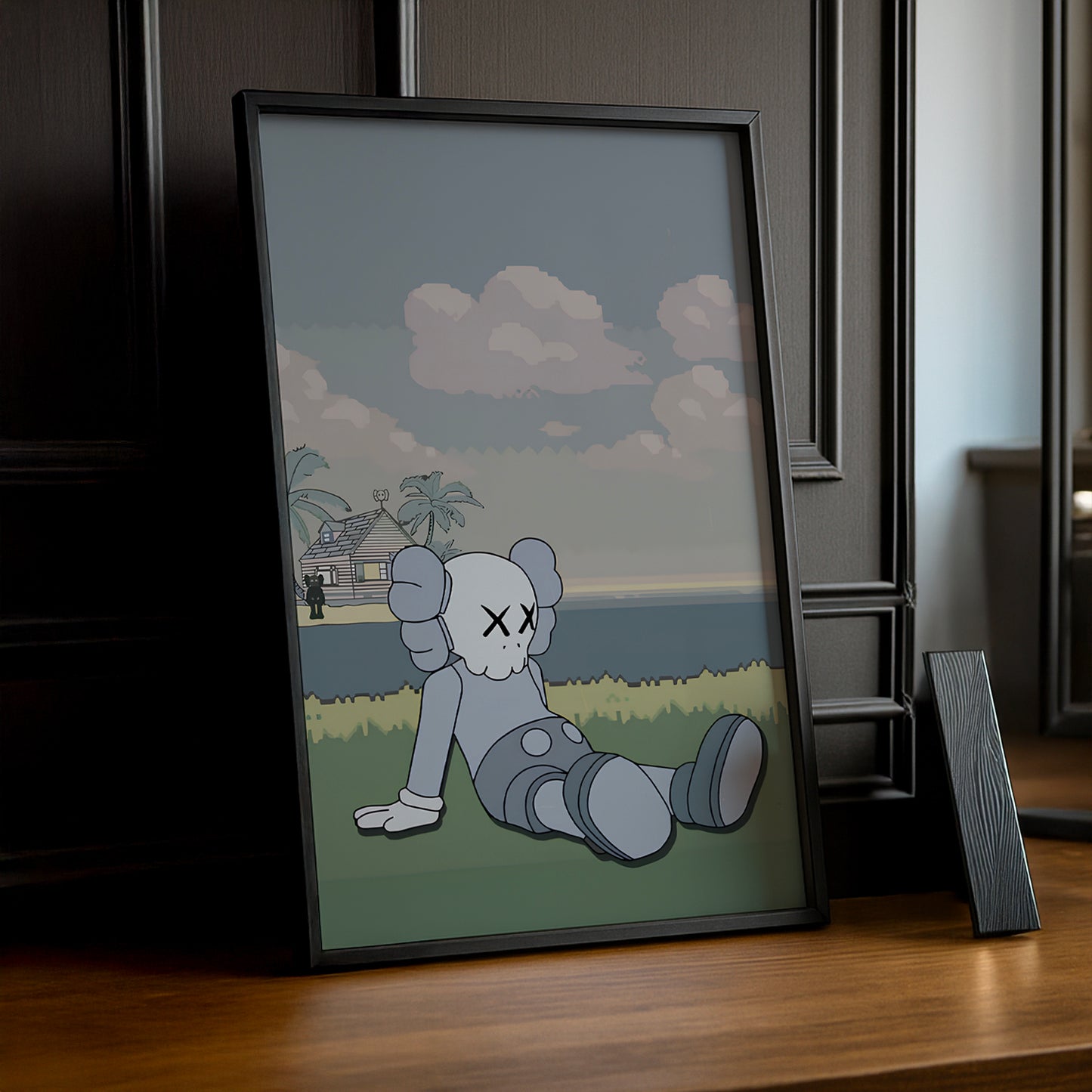 Cadre photo Kaws - Savane