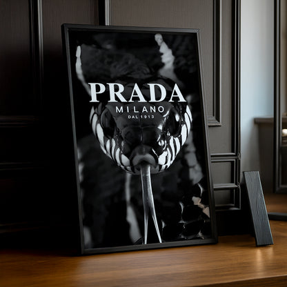 Cadre Photo Prada - Serpent noir