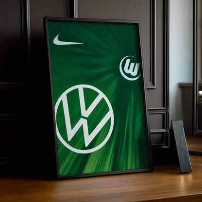 Poster Maillot Football - Wolfsburg Kit 25-26