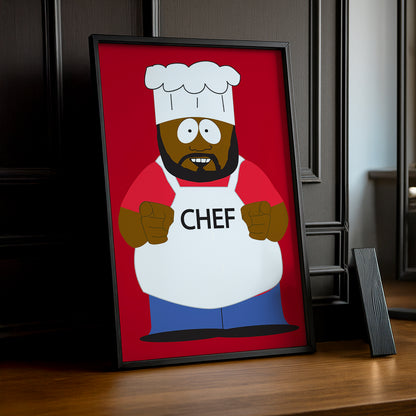 Cadre Photo South Park - Chef
