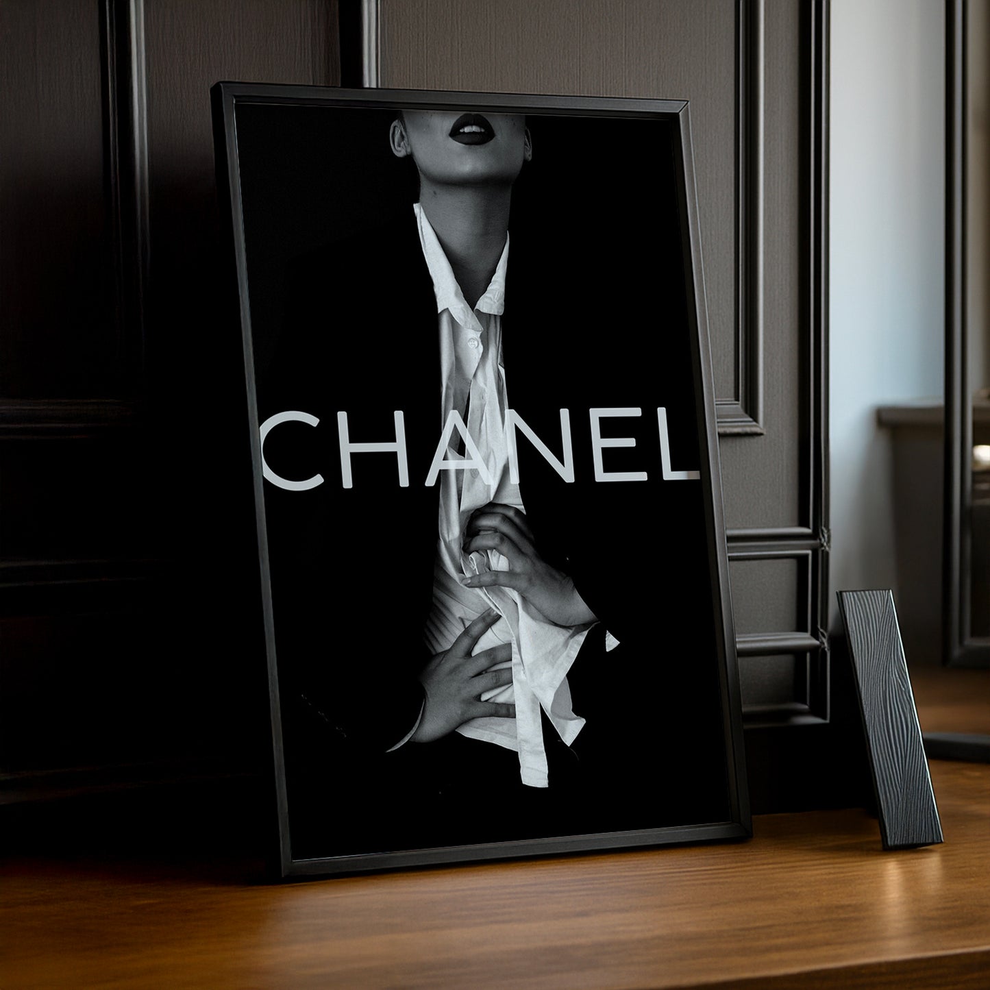 Cadre photo Chanel logo