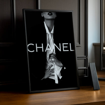 Cadre photo Chanel logo