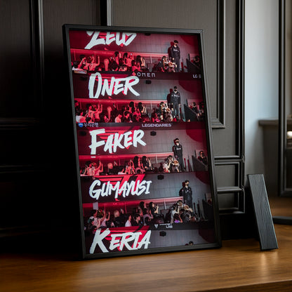 Cadre Photo SK Telecom T1 - Roaster