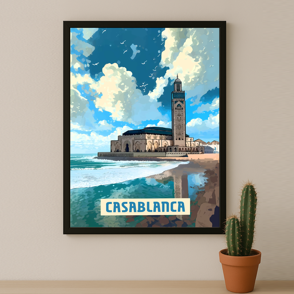 Casablanca Maroc - Poster