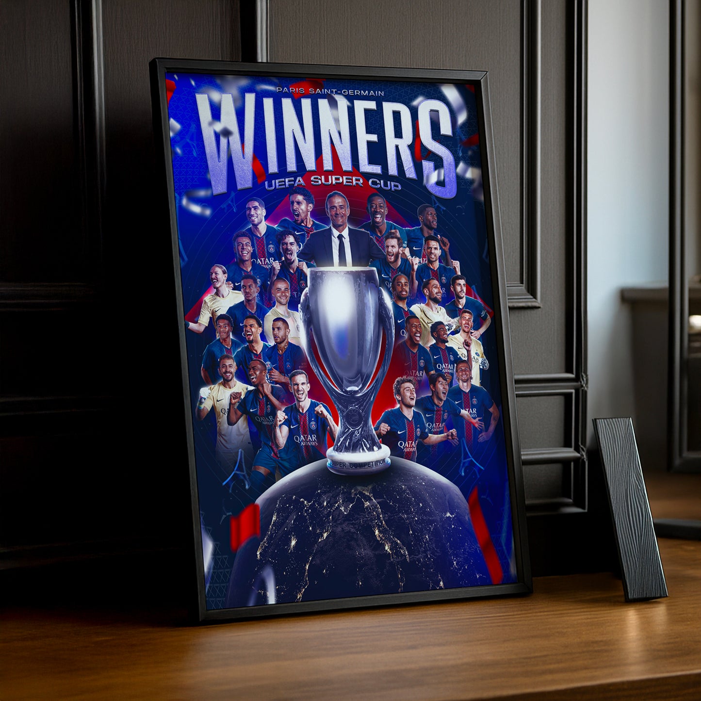 Poster Paris Saint-Germain UEFA Super Cup