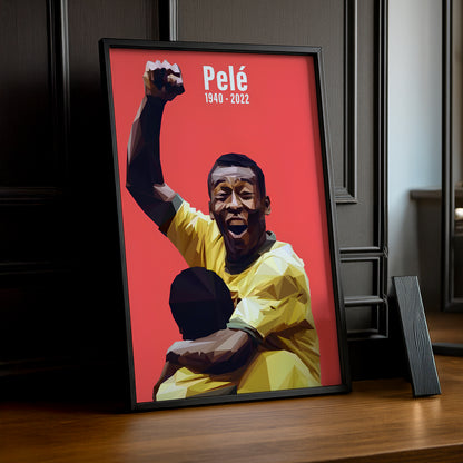 Pelé Edson Arantes do Nascimento Bilderrahmen 