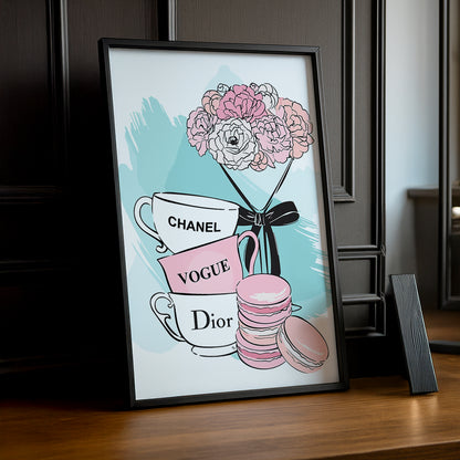 Cadre photo Dior Illustration