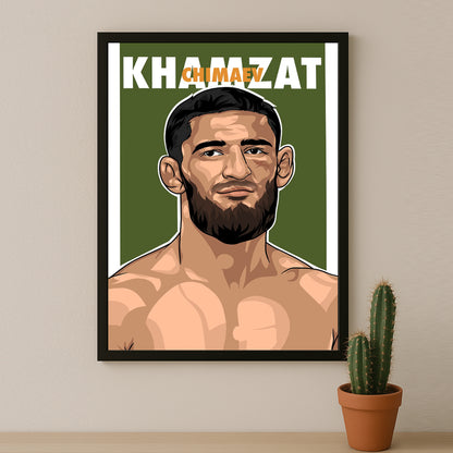 Poster UFC - Khamzat Chimaev Illustration