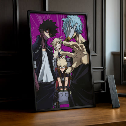 Cadre Photo My Hero Academia - Purple Team