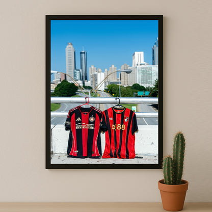 Cadre photo - Maillot Bournemouth 25-26