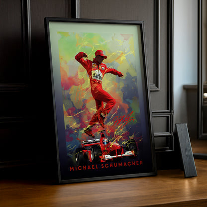 Cadre photo Michael Schumacher Formule 1