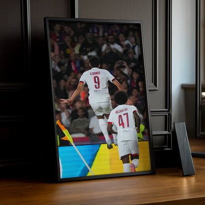 Poster encadrée Paris Saint-Germain - G.Ramos