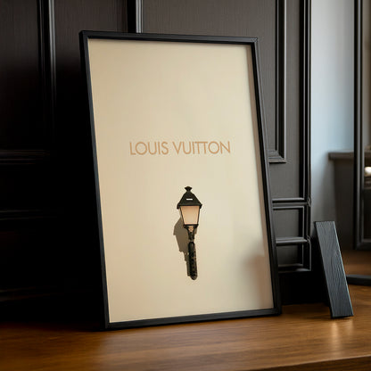 Cadre photo Louis Vuitton - Lampadaire