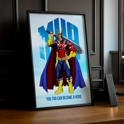 Cadre Photo My Hero Academia - All Might Be a Hero