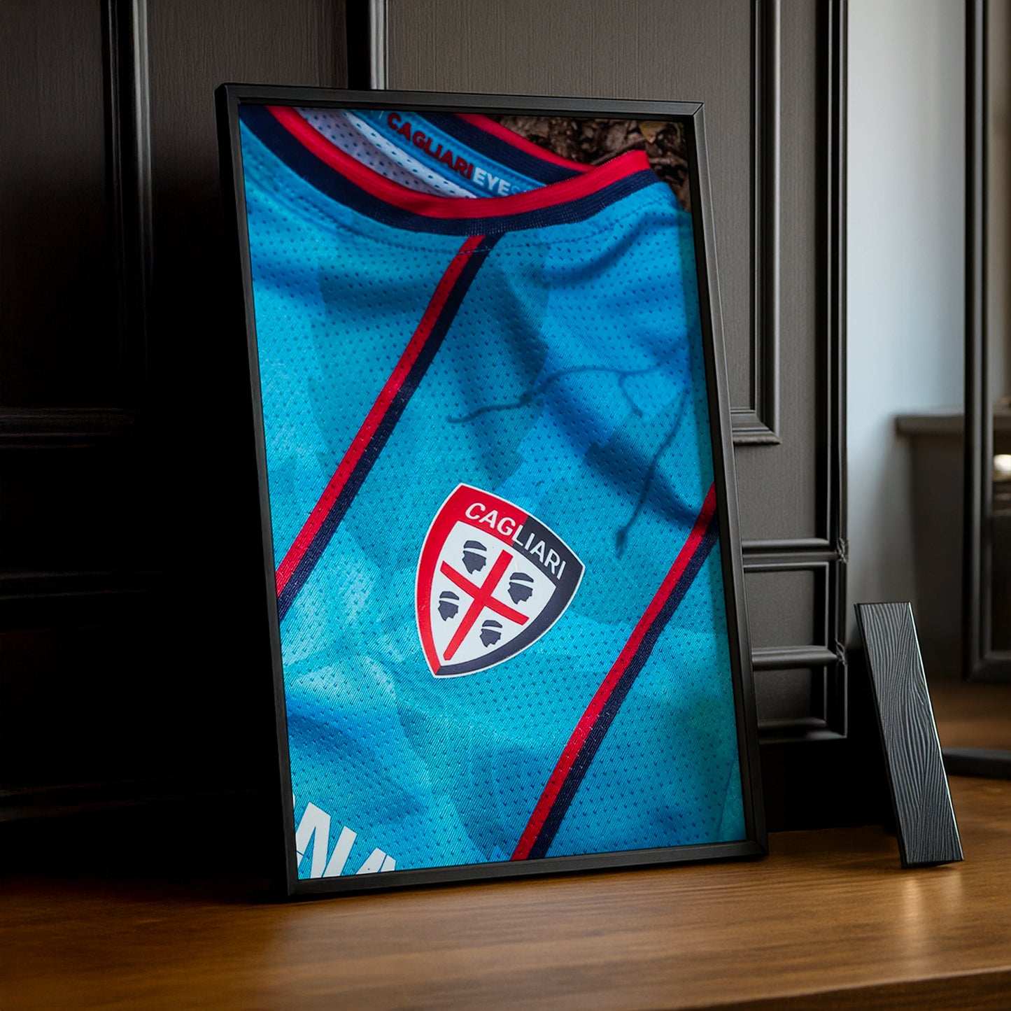 Poster Maillot Football - Cagliari Kit 25-26